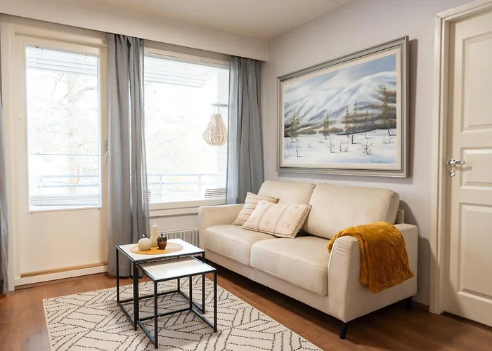 Apartment Cozy With Private Sauna And Parking *